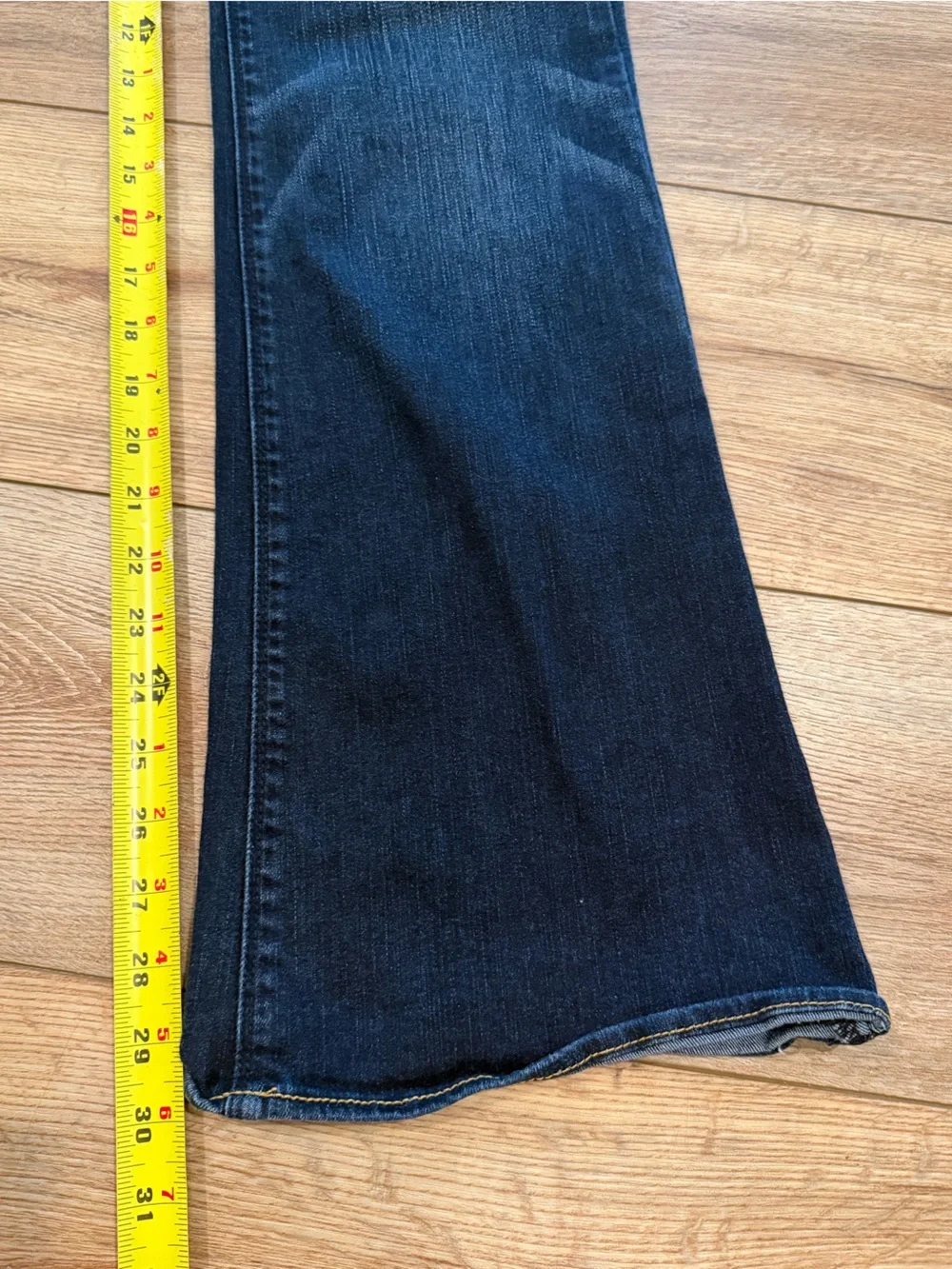 American Eagle Low Rise Dark Wash Bootcut Jeans Size 10 Regular Y2K